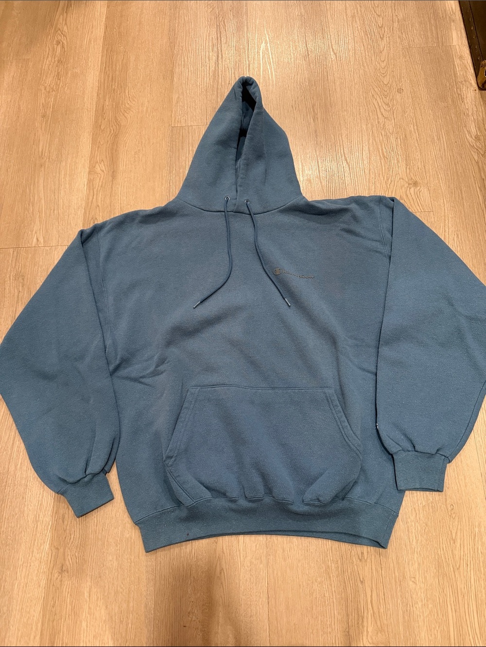 Champion Blue Pullover Hoodie